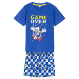 Pijama Infantil Sonic Azul - EcoNest