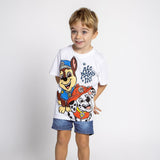 Camisola de Manga Curta Infantil The Paw Patrol Branco - EcoNest