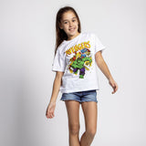 Camisola de Manga Curta Infantil Marvel Branco - EcoNest