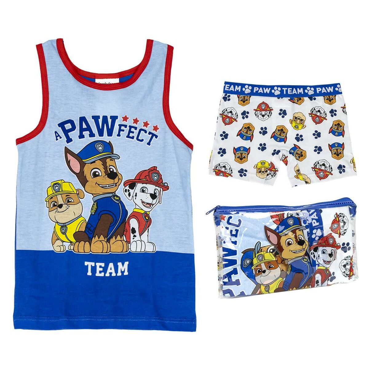 Pijama Infantil The Paw Patrol Azul - EcoNest