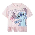 Camisola de Manga Curta Infantil Stitch Azul - EcoNest