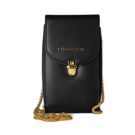 Bolsa Mulher Laura Ashley KIRBY-PLAIN-BLACK Preto (19 x 11 x 4 cm) - EcoNest