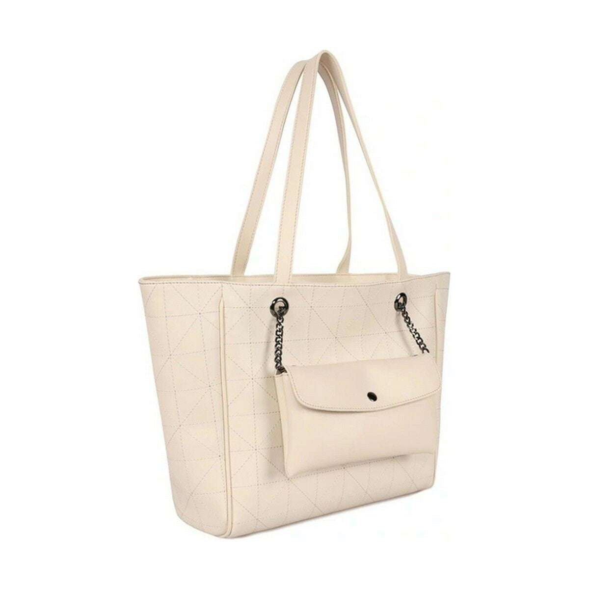 Bolsa Mulher Laura Ashley RELIEF-QUILTED-CREAM Creme (30 x 30 x 10 cm) - EcoNest