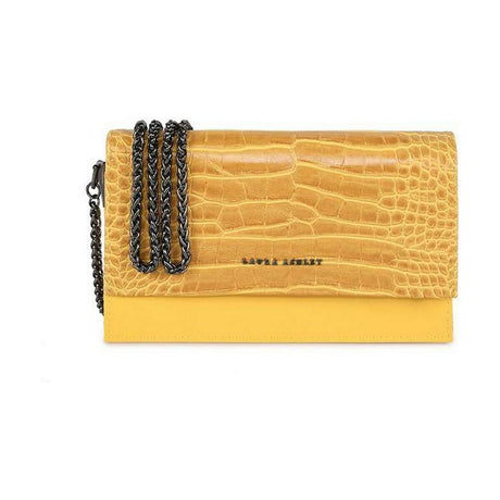 Bolsa Mulher Laura Ashley DUDLEY-CROCO-YELLOW Amarelo (22 x 12 x 5 cm) - EcoNest