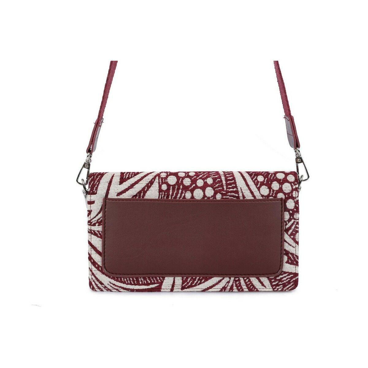 Bolsa Mulher Laura Ashley CRESTON-FLOWER-CLARET-RED Cinzento (24 x 13 x 3 cm) - EcoNest