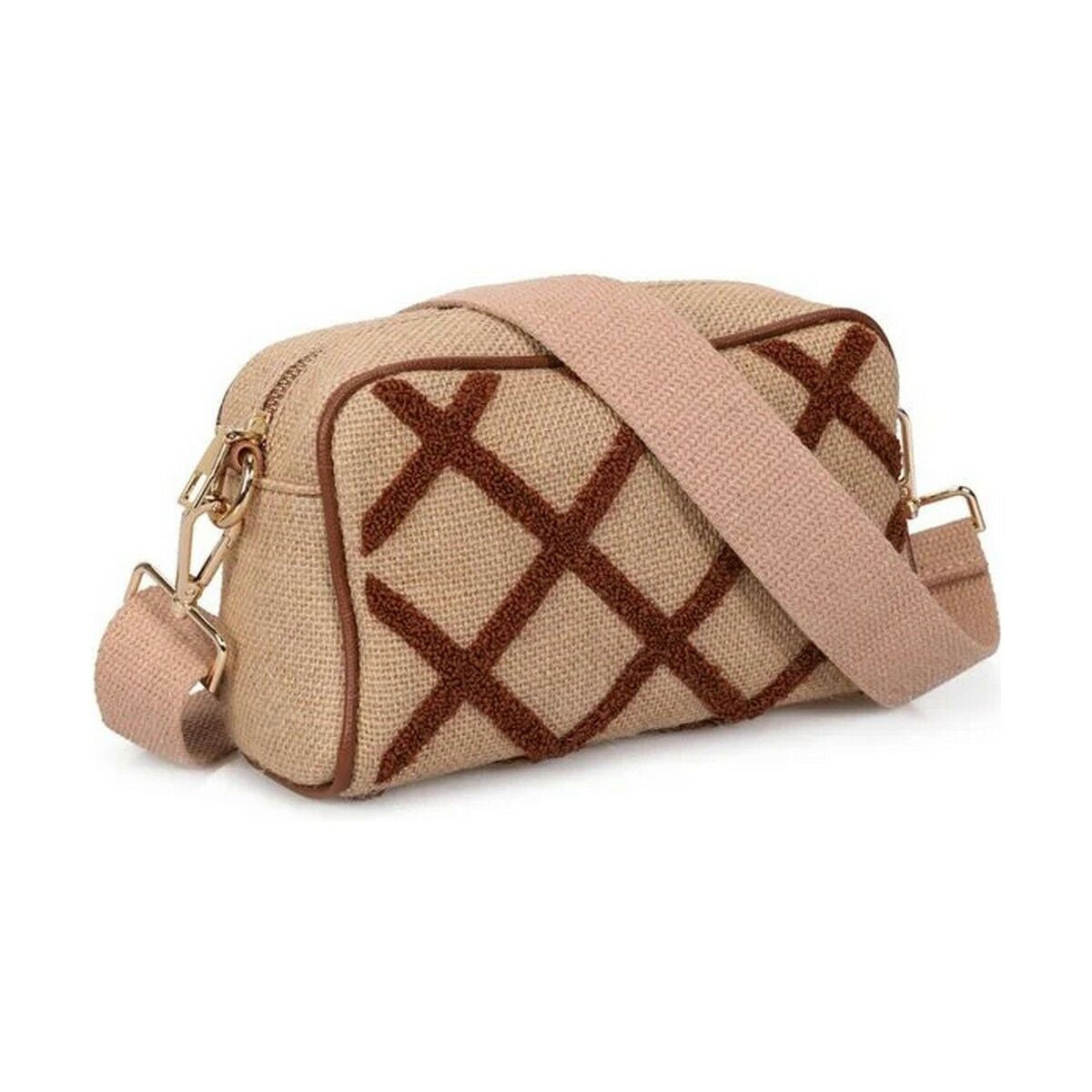 Bolsa Mulher Laura Ashley LENORE-QUILTED-TAN Castanho (23 x 15 x 9 cm) - EcoNest