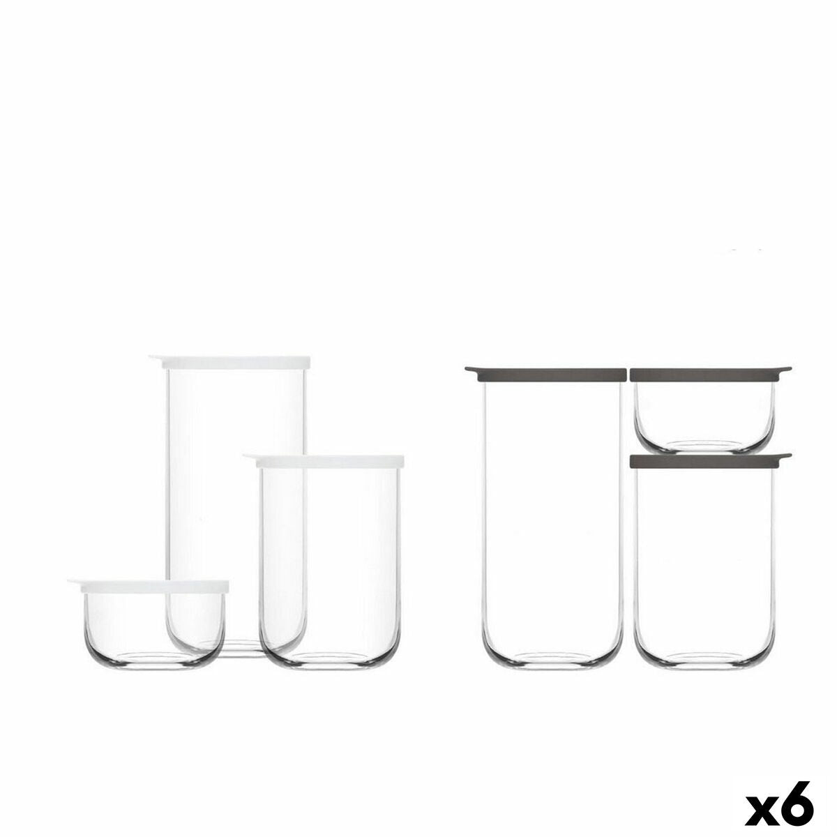 Conjunto de Potes LAV Duo 3 Peças (6 Unidades) - EcoNest