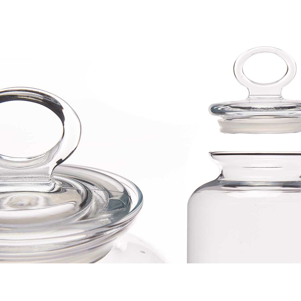 Frasco Kitchen Transparente Vidro Silicone 2,6 L - EcoNest