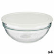 Lancheira Redonda com Tampa Chefs Branco 1,135 L 17,2 x 7,6 x 17,2 cm (4 Unidades) - EcoNest