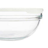 Lancheira Redonda com Tampa Chefs Branco 1,135 L 17,2 x 7,6 x 17,2 cm (4 Unidades) - EcoNest