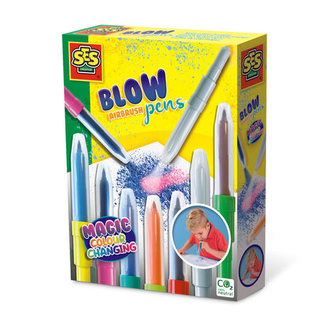 Conjunto de Canetas de Feltro SES Creative Blow Airbrush Pens - EcoNest