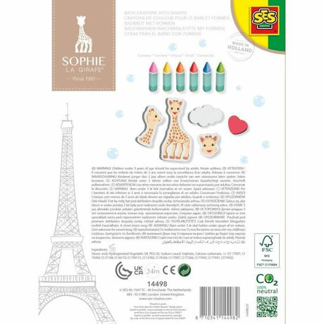 Ceras de cores SES Creative Sophie La Girafe Banho & Duche - EcoNest