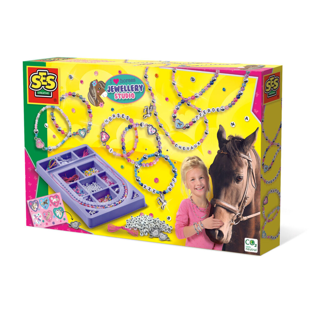 Jogo de Trabalhos Manuais SES Creative I Love Horses - EcoNest