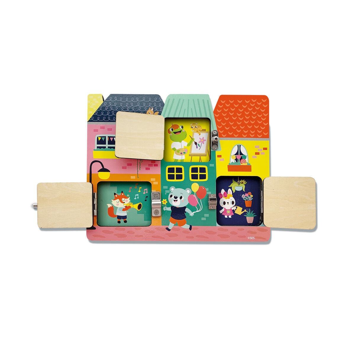 Jogo Educativo SES Creative I learn -Low board Multicolor - EcoNest