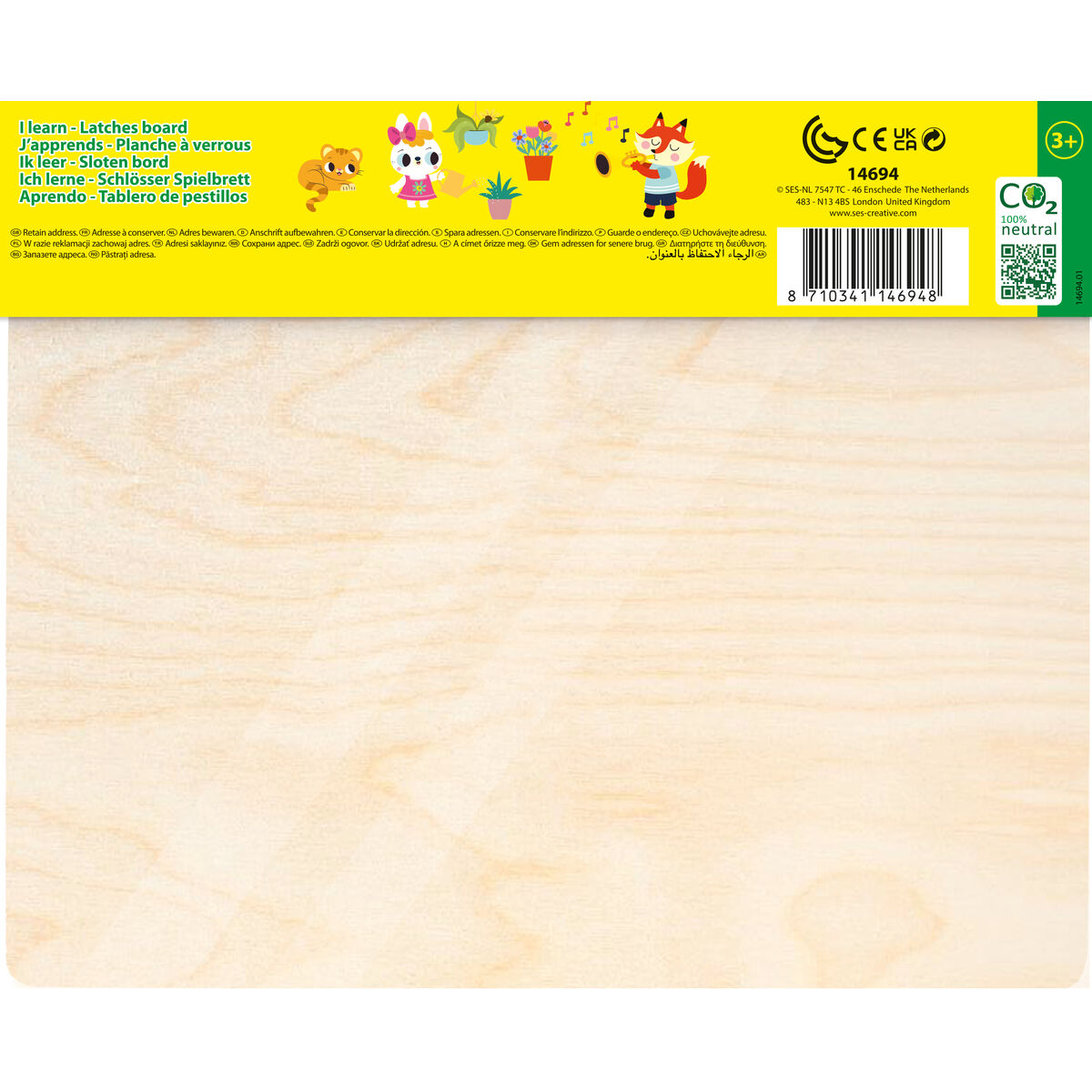 Jogo Educativo SES Creative I learn -Low board Multicolor - EcoNest