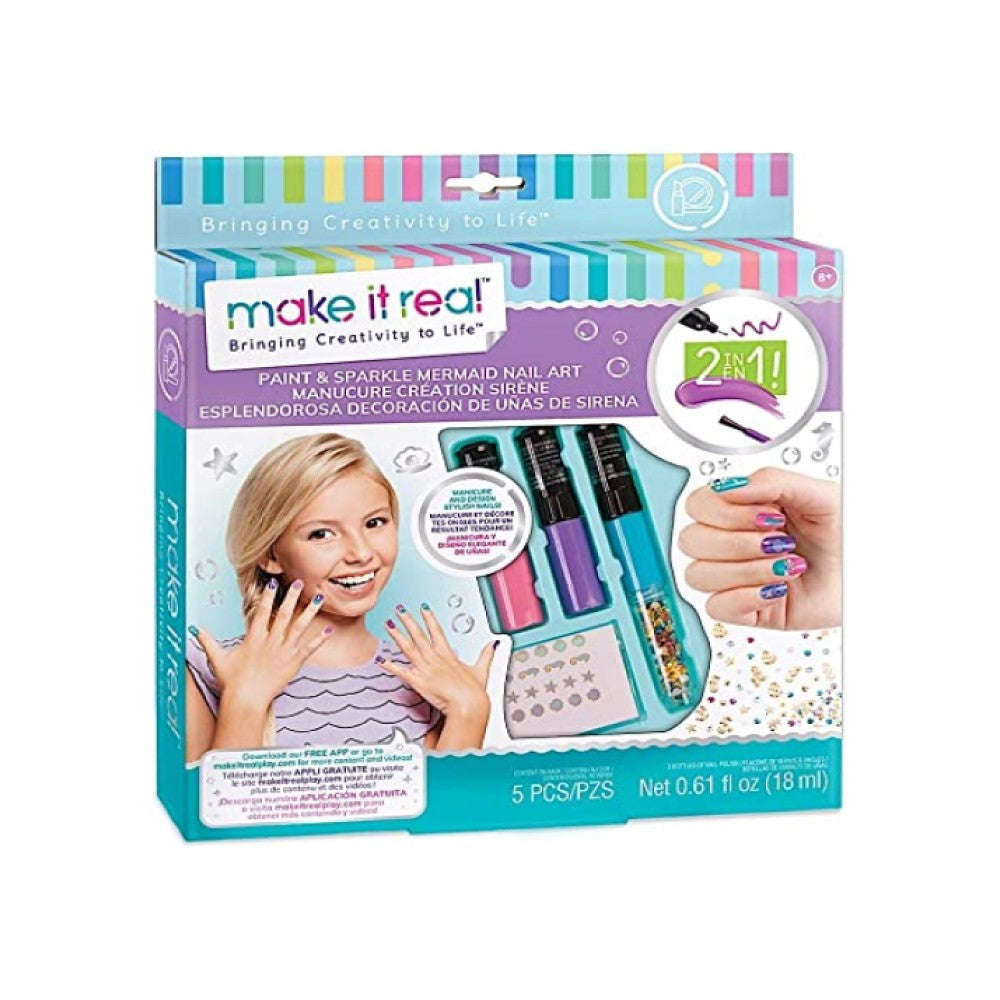 Set de manicure Create It Nail Art Sereia (5 pcs) - EcoNest