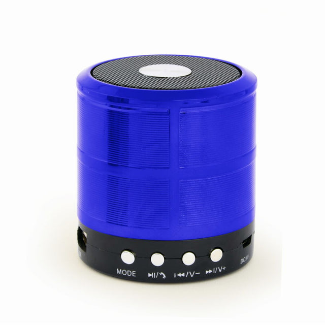 Altifalante Bluetooth Portátil GEMBIRD SPK-BT-08-B Preto/Azul 3 W 4 W - EcoNest