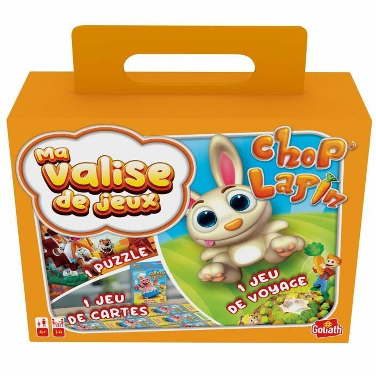 Conjunto de jogos de viagem Goliath Chop Lapin (FR) - EcoNest