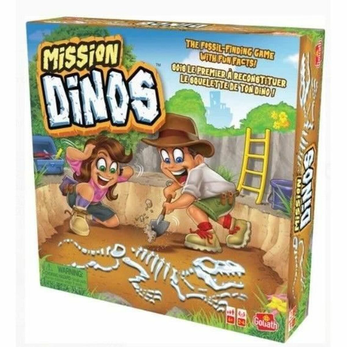 Jogo de Mesa Goliath MISION DINOS (FR) - EcoNest