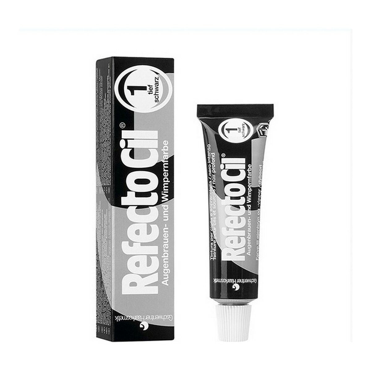 Tinta para pestanas RefectoCil Eyelash And Eyebrow Tint Nº 1 15 ml (15 ml) - EcoNest