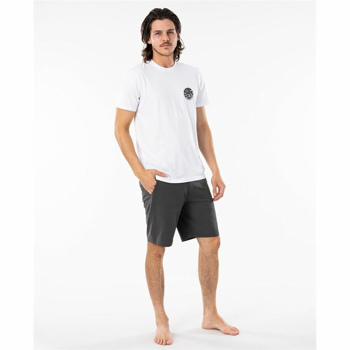 Camisola de Manga Curta Rip Curl Wettie Essential Branco Homem - EcoNest