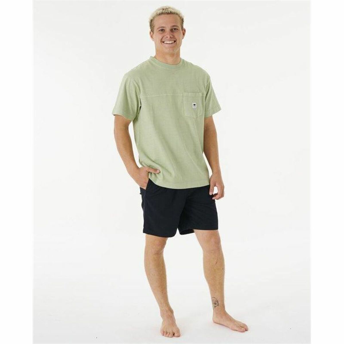 T-shirt Rip Curl Quality Surf Products Verde Homem - EcoNest