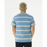 T-shirt Rip Curl Surf Revival Stripe Água-marinha Homem - EcoNest