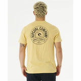 T-shirt Rip Curl Stapler Amarelo Homem - EcoNest