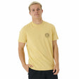 T-shirt Rip Curl Stapler Amarelo Homem - EcoNest