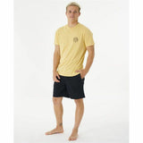 T-shirt Rip Curl Stapler Amarelo Homem - EcoNest