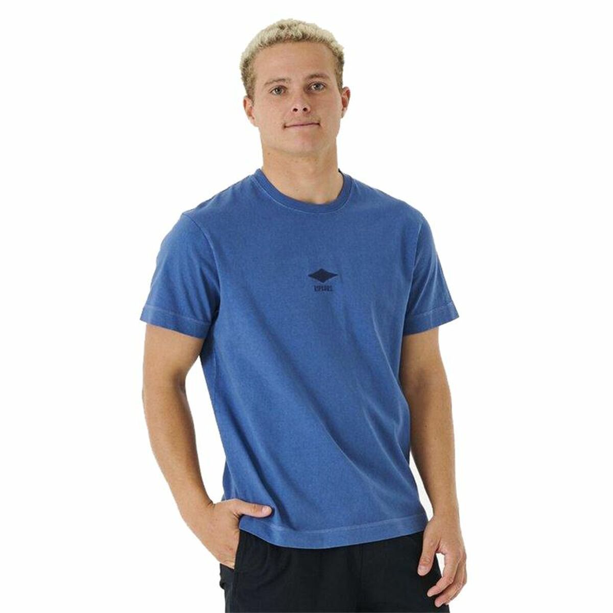 T-shirt Rip Curl Quality Surf Products Azul Homem - EcoNest