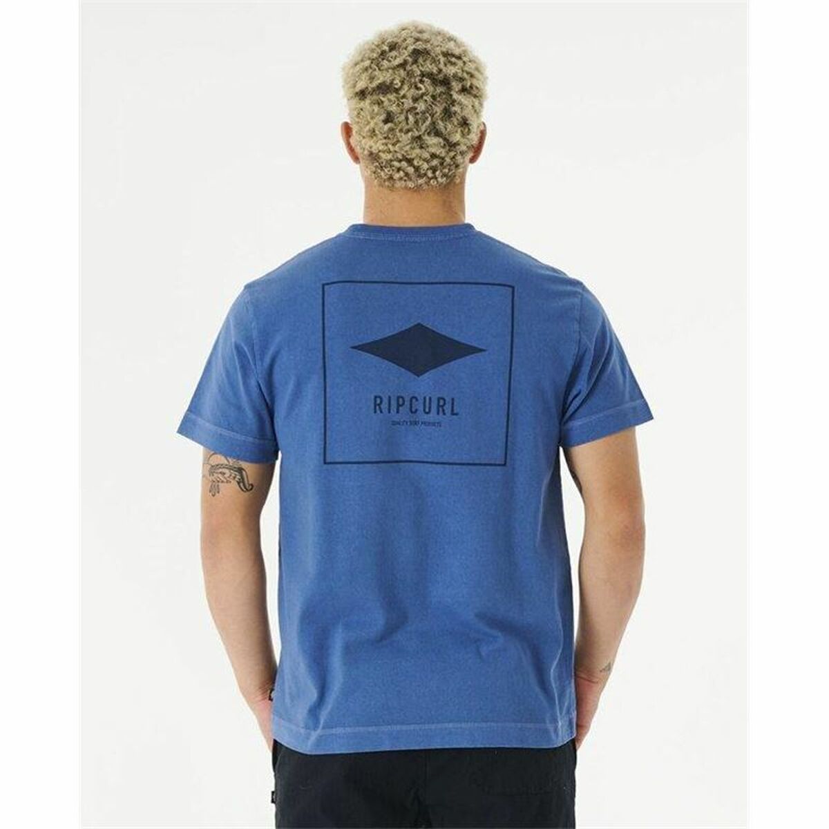 T-shirt Rip Curl Quality Surf Products Azul Homem - EcoNest