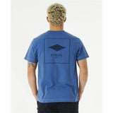 T-shirt Rip Curl Quality Surf Products Azul Homem - EcoNest