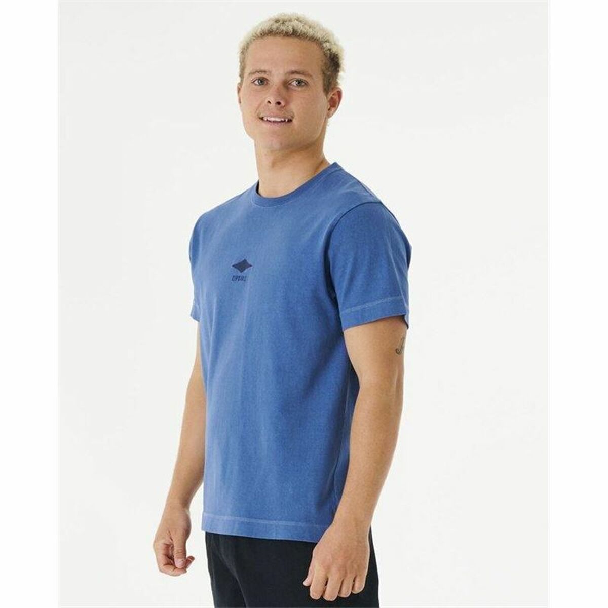 T-shirt Rip Curl Quality Surf Products Azul Homem - EcoNest