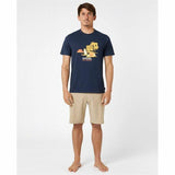 T-shirt Rip Curl Framed Azul Marinho Homem - EcoNest