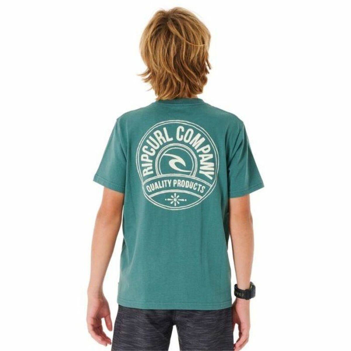 Camisola de Manga Curta Criança Rip Curl Stapler Azul - EcoNest