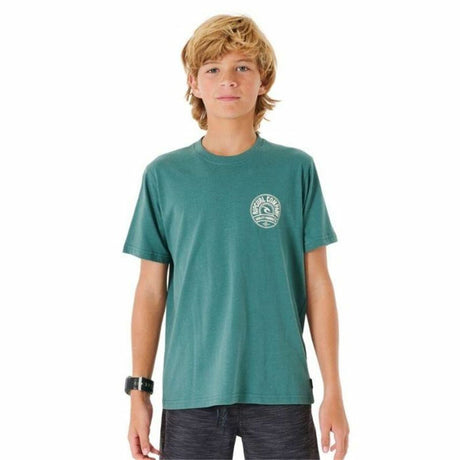 Camisola de Manga Curta Criança Rip Curl Stapler Azul - EcoNest