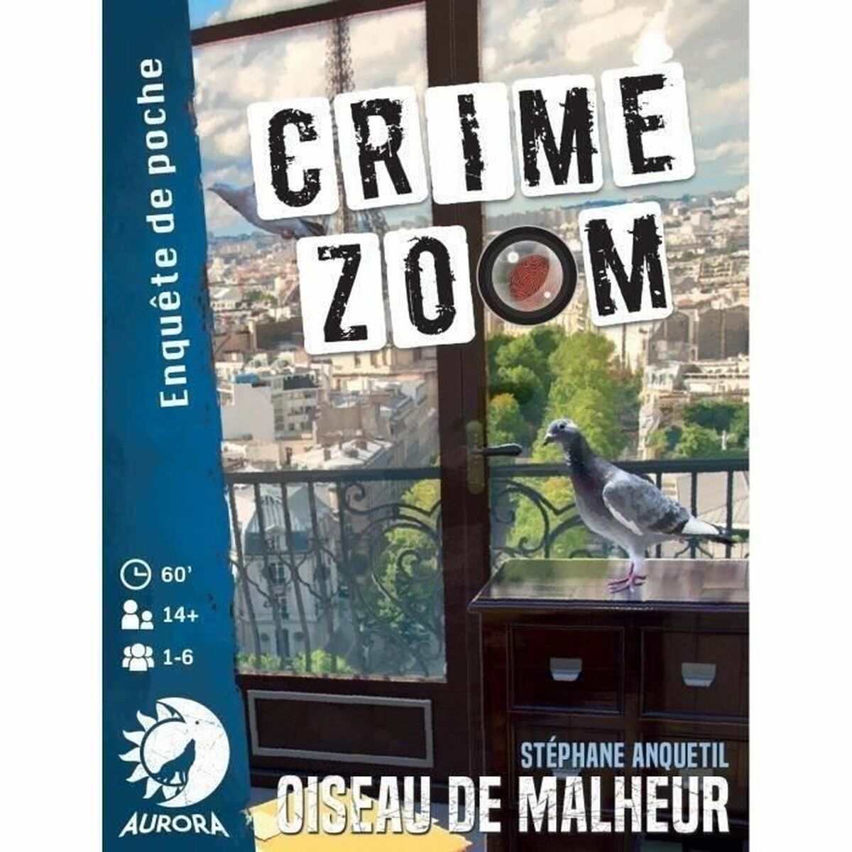 Juego de Mesa Asmodee Crime Zoom : Oiseau de Malheur (FR)