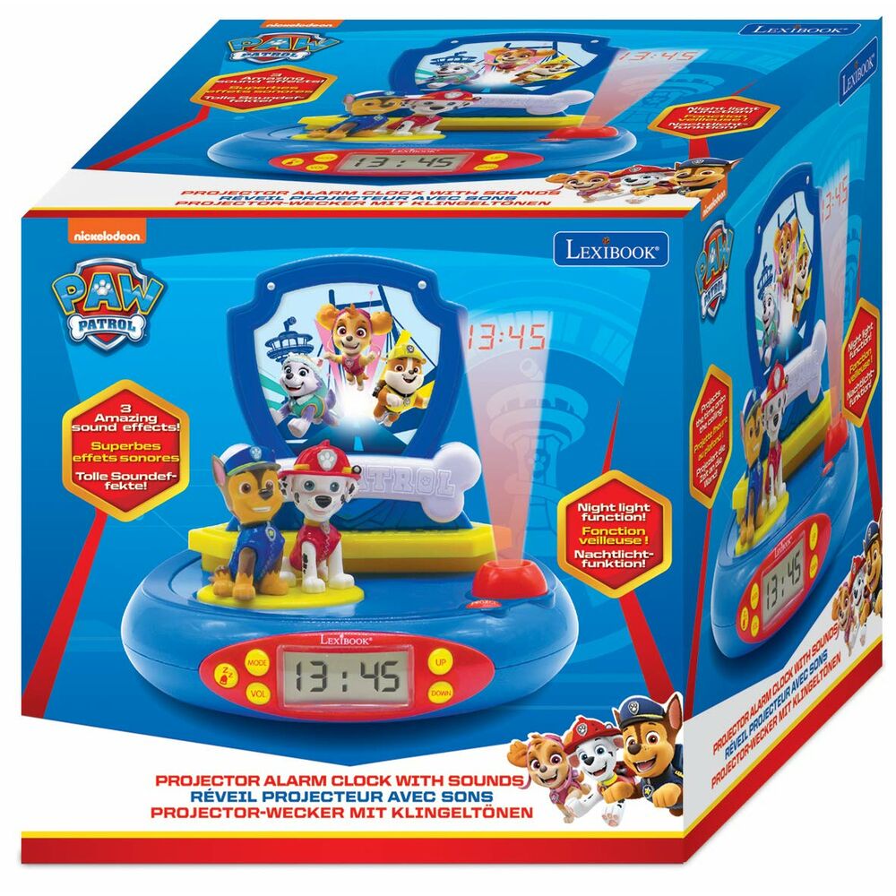 Relógio-Despertador Lexibook The Paw Patrol Projector - EcoNest