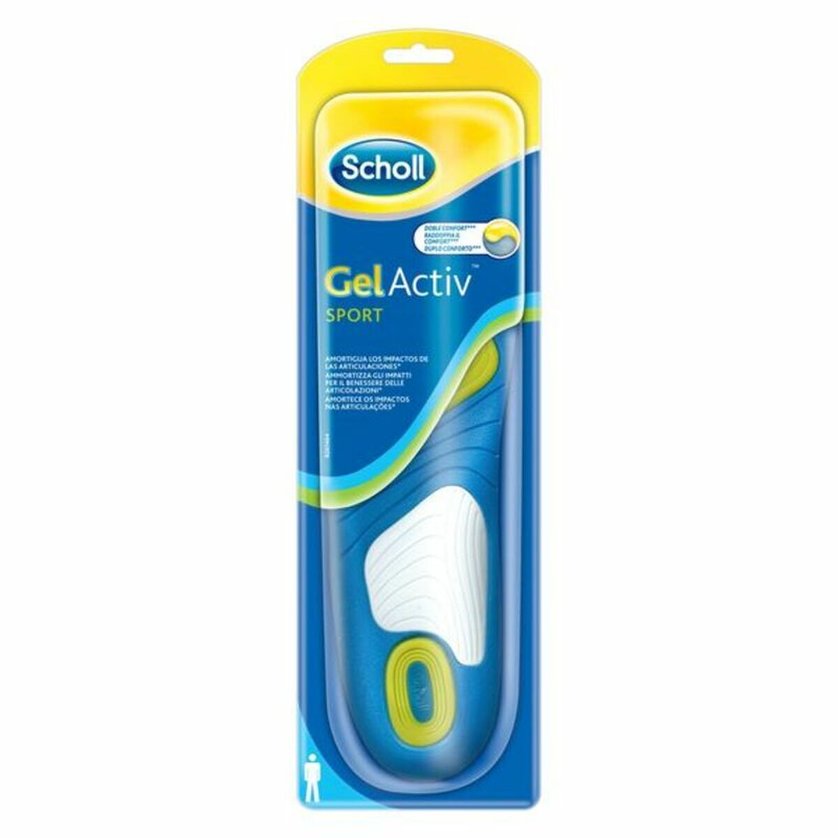 Palmilhas Desodorizantes Scholl Gel Activ Sport