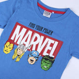 Conjunto de Vestuário The Avengers Cinzento Azul - EcoNest