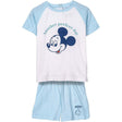 Pijama Infantil Mickey Mouse Azul Claro - EcoNest