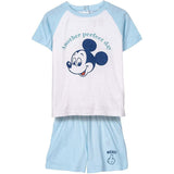 Pijama Infantil Mickey Mouse Azul Claro - EcoNest