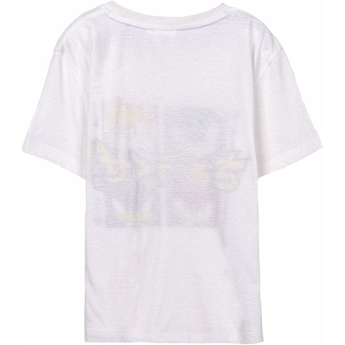 Camisola de Manga Curta Infantil Sonic Branco - EcoNest