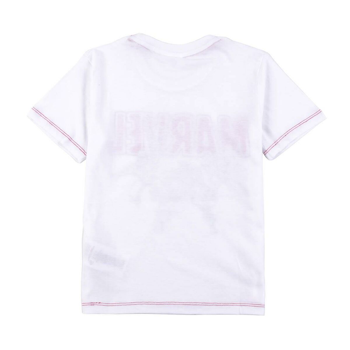 Camisola de Manga Curta Infantil Marvel Branco - EcoNest