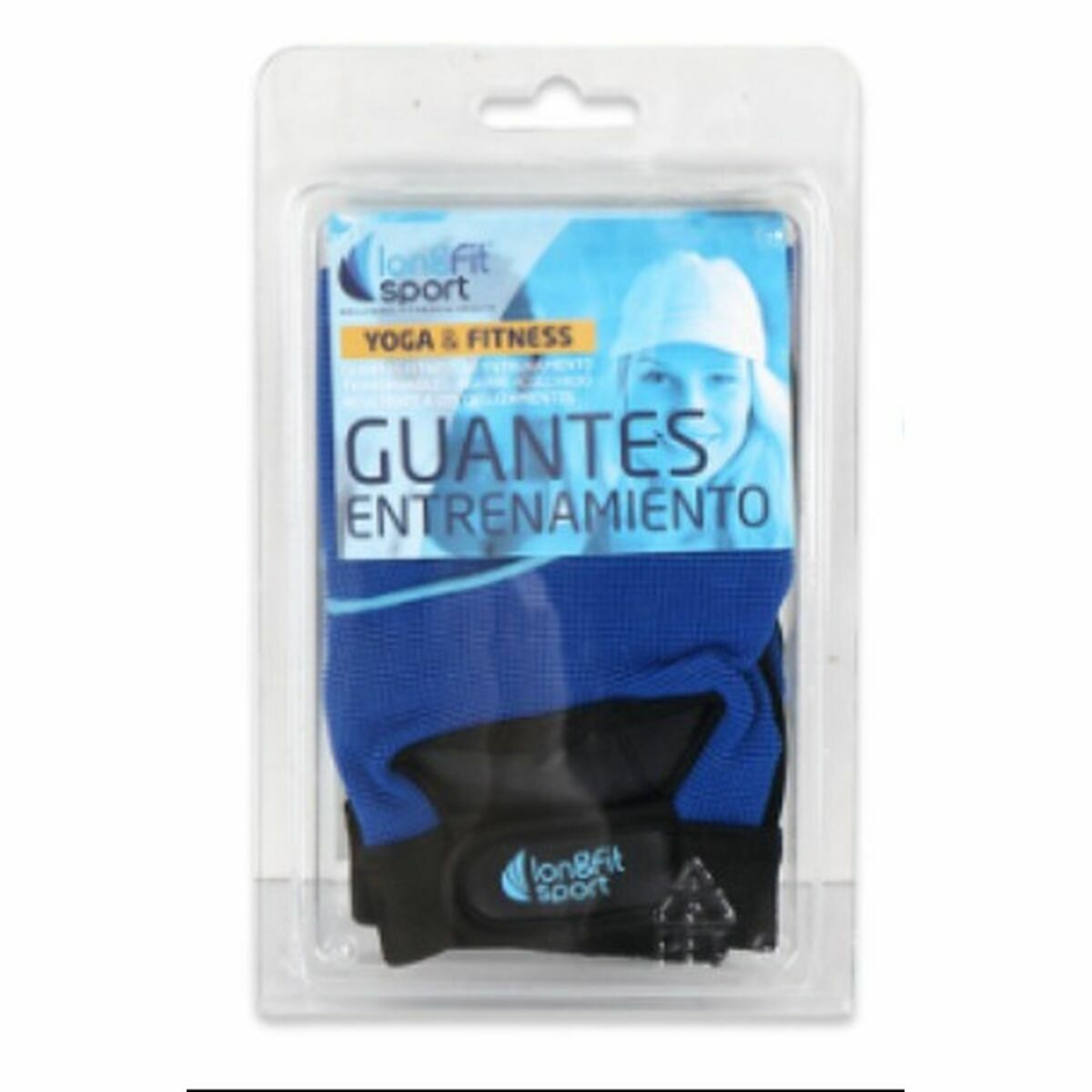 Luvas de Treino LongFit Sport Longfit sport Azul/Preto - EcoNest