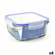 Lancheira Hermética Borgonovo Superblock Quadrado 18 x 18 x 8,5 cm (6 Unidades) - EcoNest