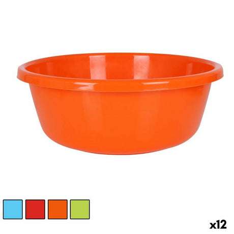 Bacia Dem Colors Redondo 10 L 36,5 x 36,5 x 14 cm (12 Unidades) - EcoNest