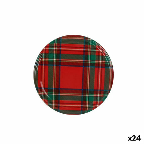 Conjunto de tampas Sarkap Escocês 6 Peças 8,5 x 0,8 cm (24 Unidades) - EcoNest