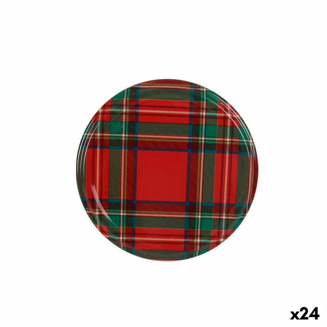 Conjunto de tampas Sarkap Escocês 6 Peças 8,5 x 0,8 cm (24 Unidades) - EcoNest